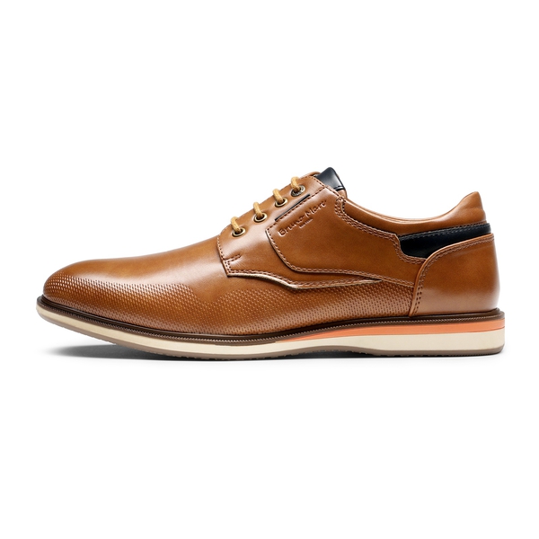 Men's Plain-Toe Business Casual Sneakers - TAN - 2